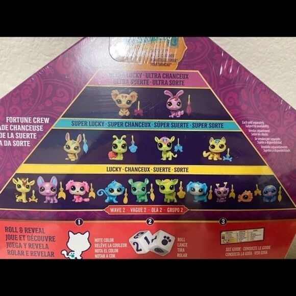 Littlest Pet Shop Lucky Pets Fortune Crew Surprise Pet Toy 10 Surprises LPS NEW - Picture 4 of 5